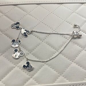 Mickey Mouse Silver Charm Bracelet